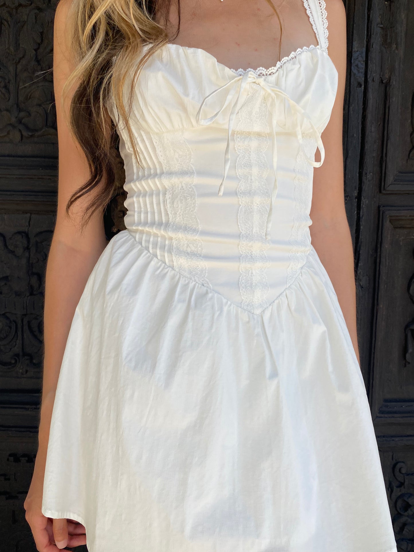 Dainty Mini White Dress