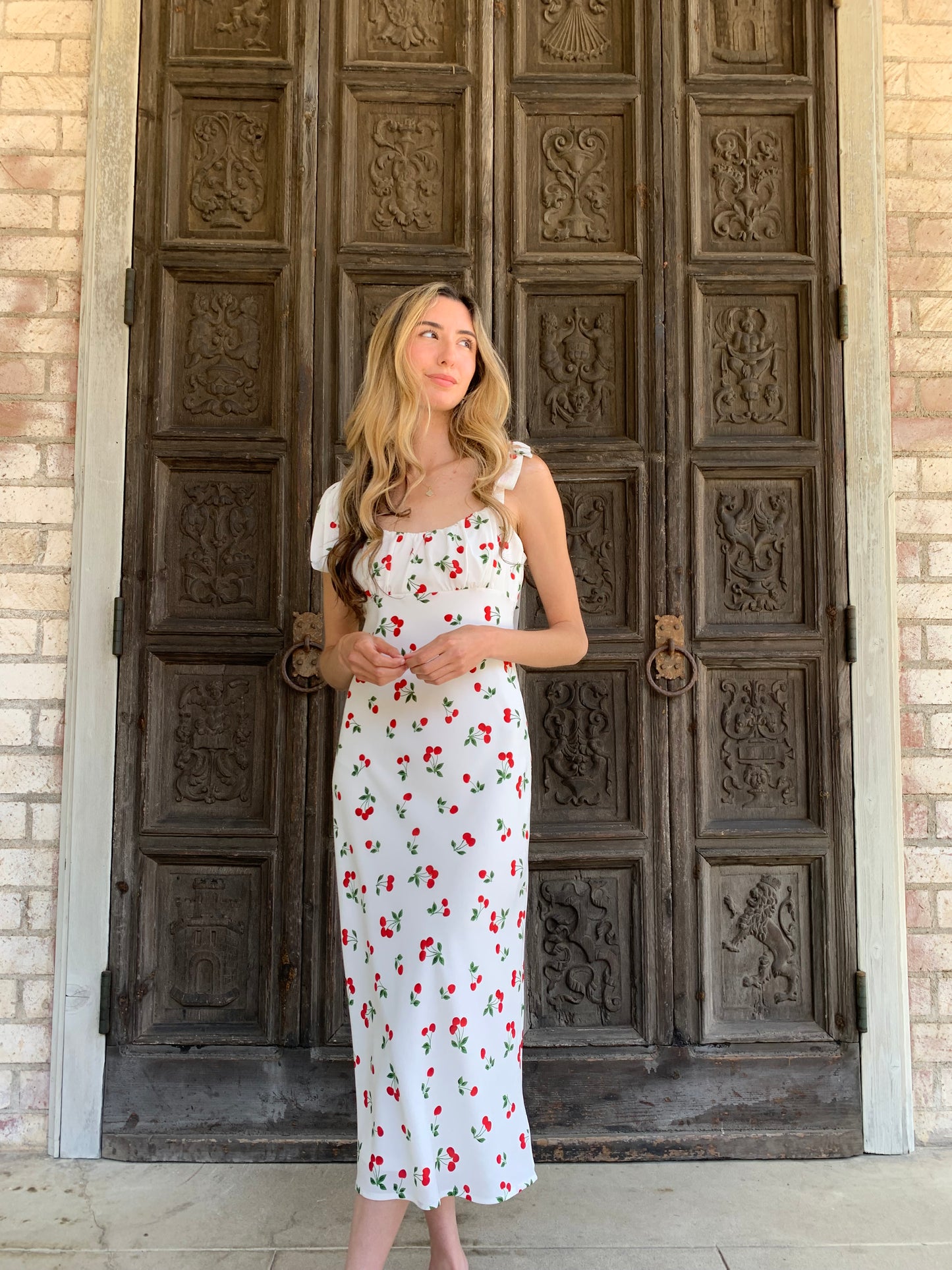 Lovely Cherry Maxi Dress