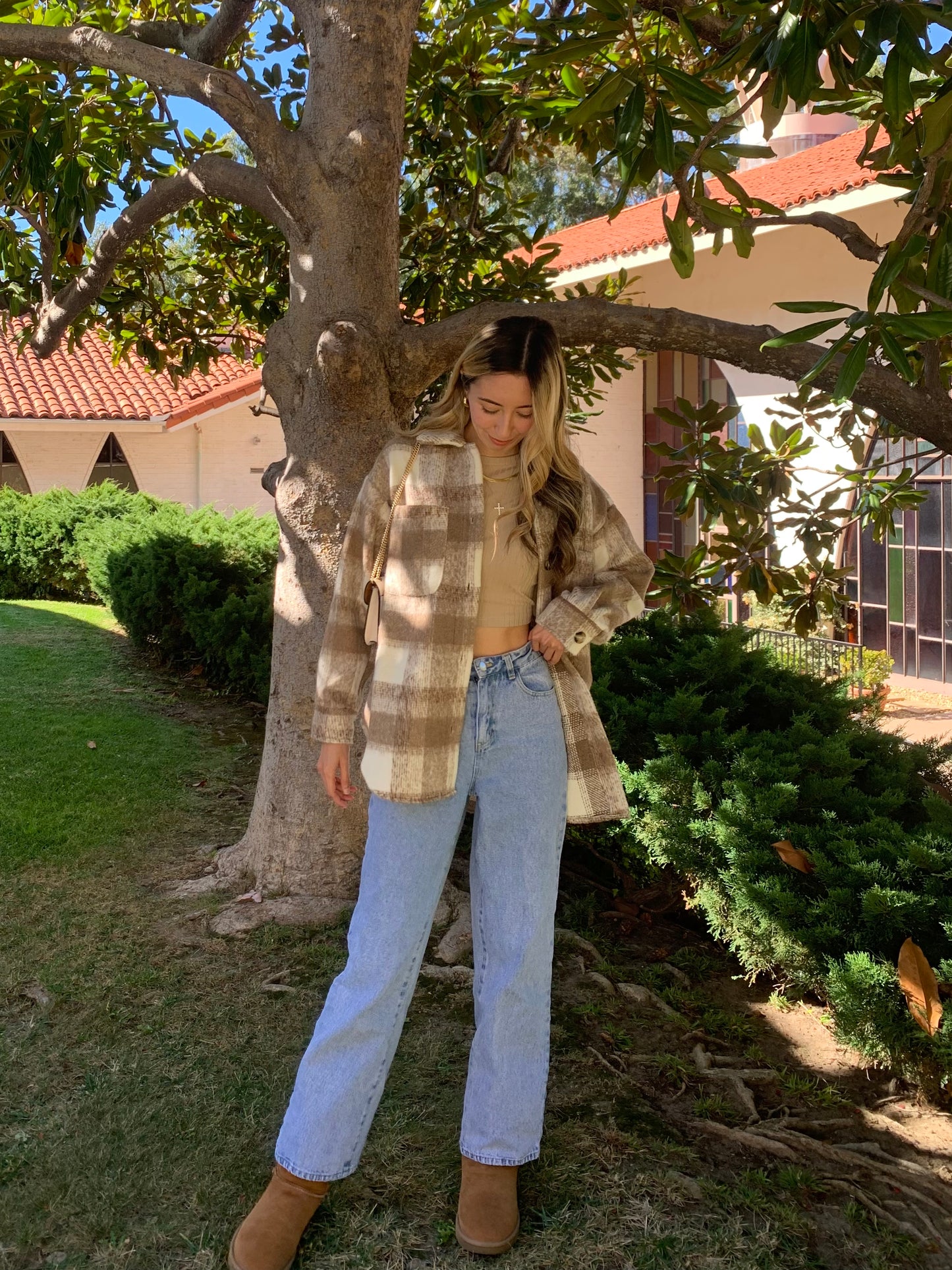 Autumn Brown Plaid Flannel