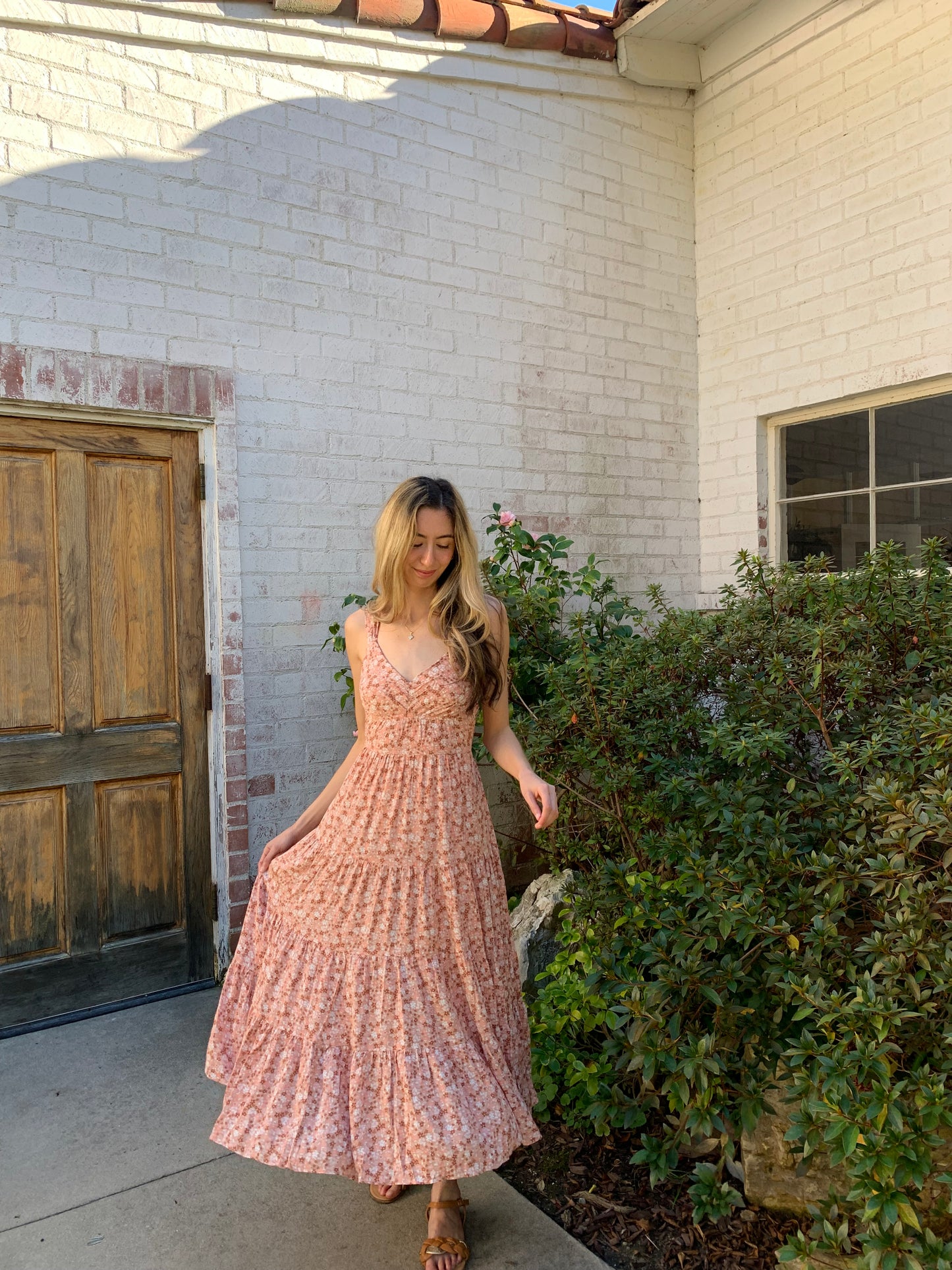 Baby Doll Pink Maxi Dress