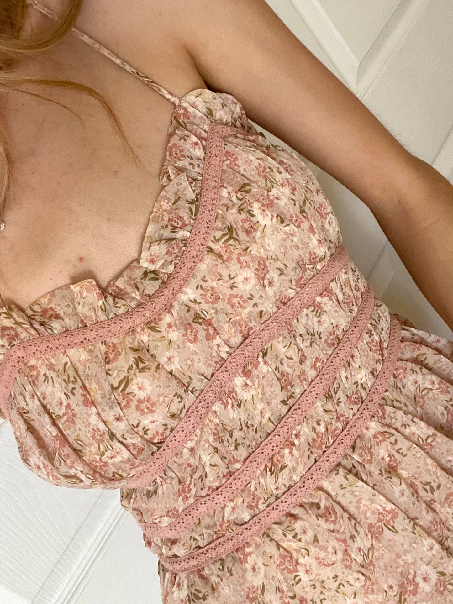 Floral Dainty Pink Dress