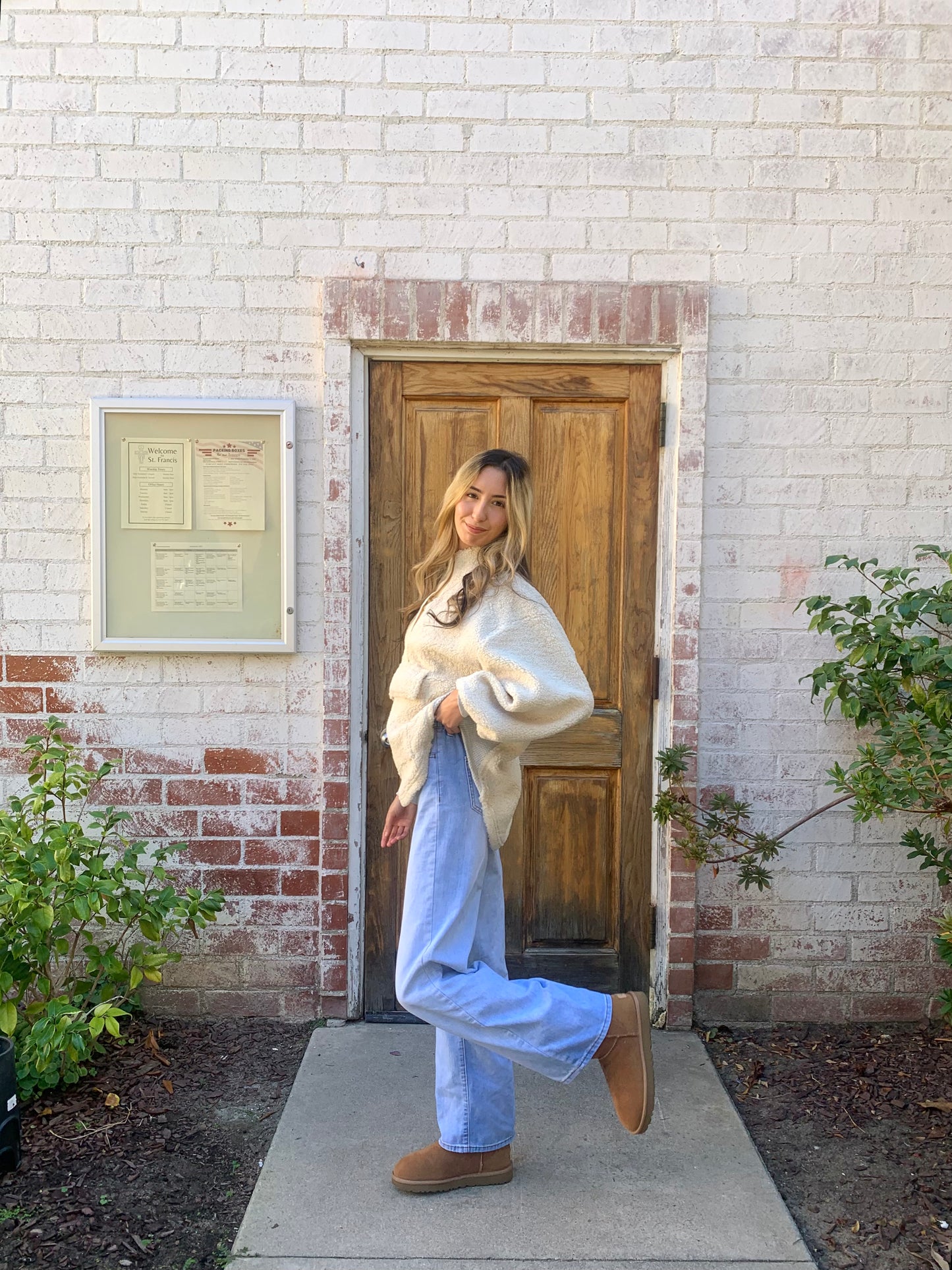 Warm Sherpa Pullover Jacket