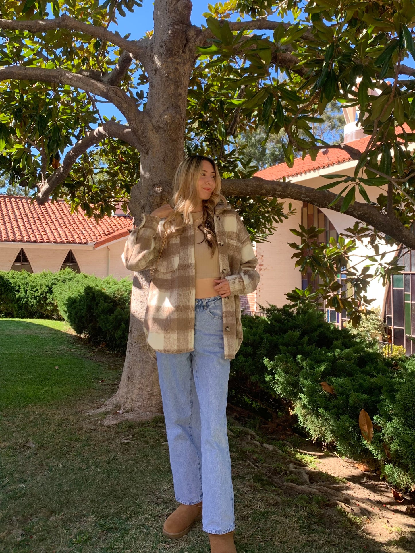 Autumn Brown Plaid Flannel