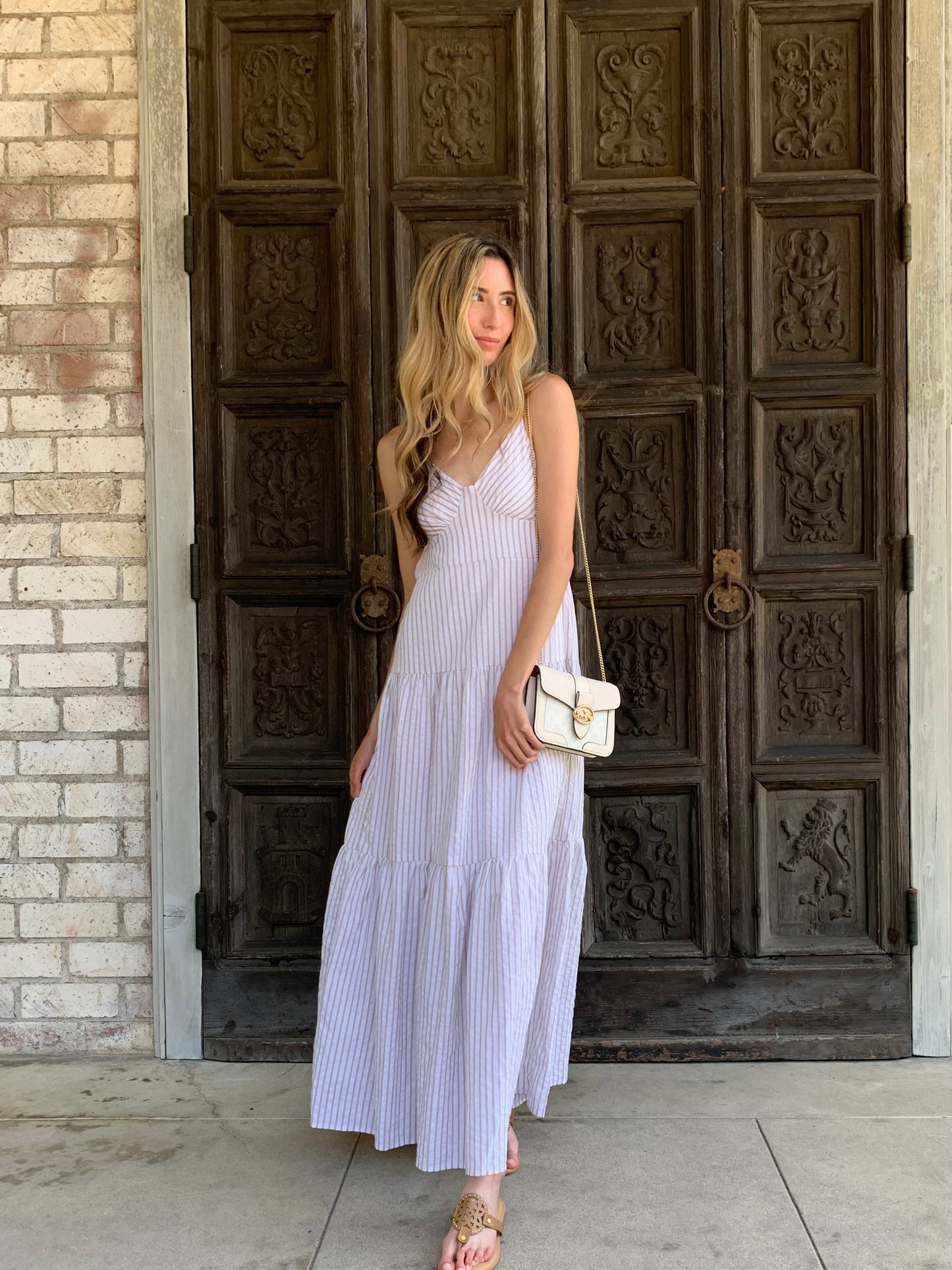 Striped Summer Maxi Dress