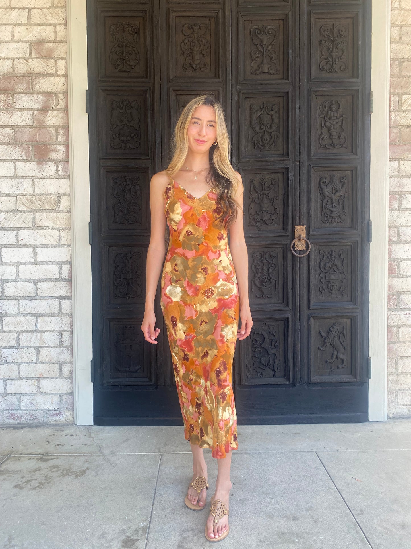 Multi Floral Maxi Dress