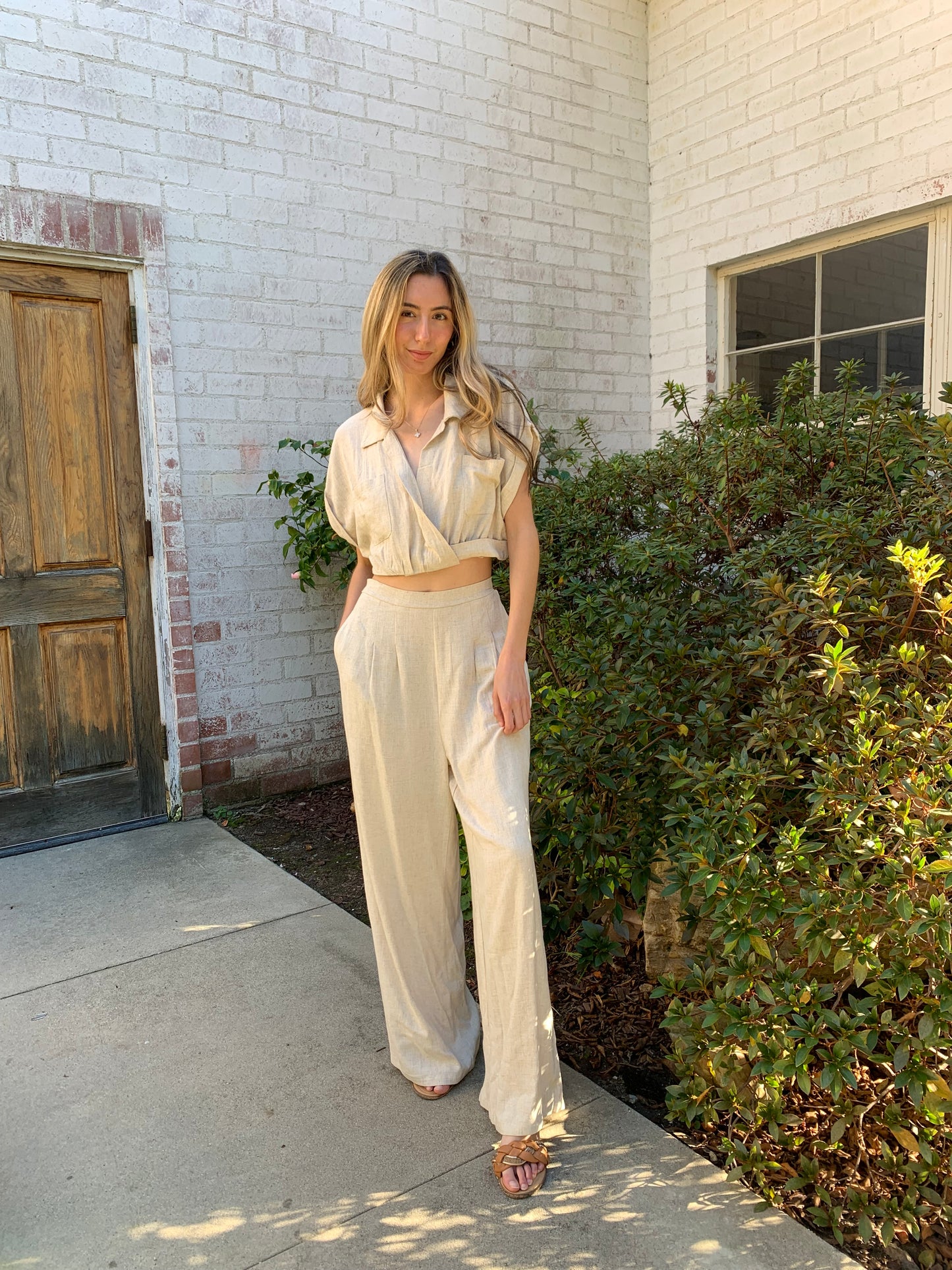 Comfy Cream Linen Set