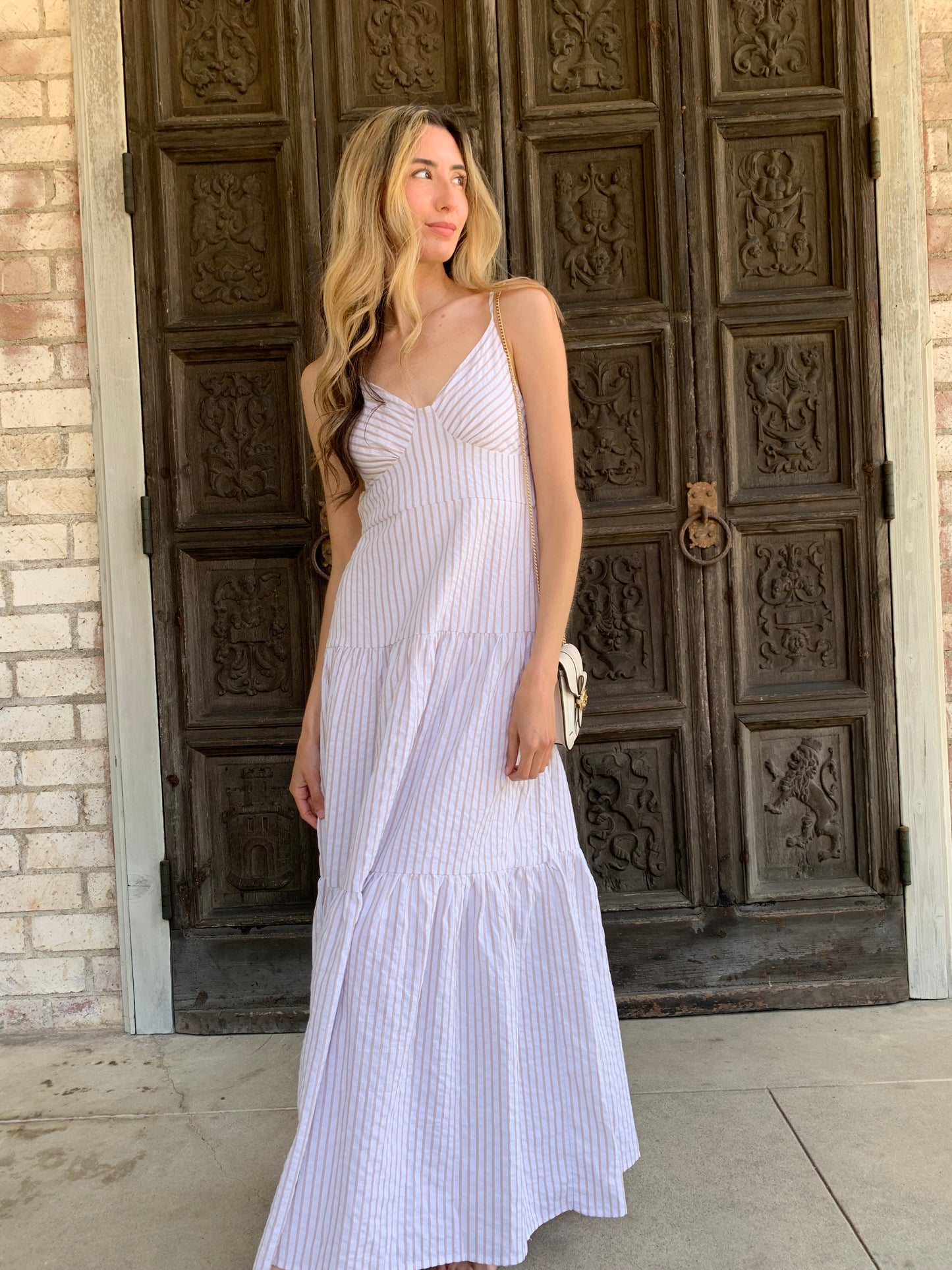 Striped Summer Maxi Dress