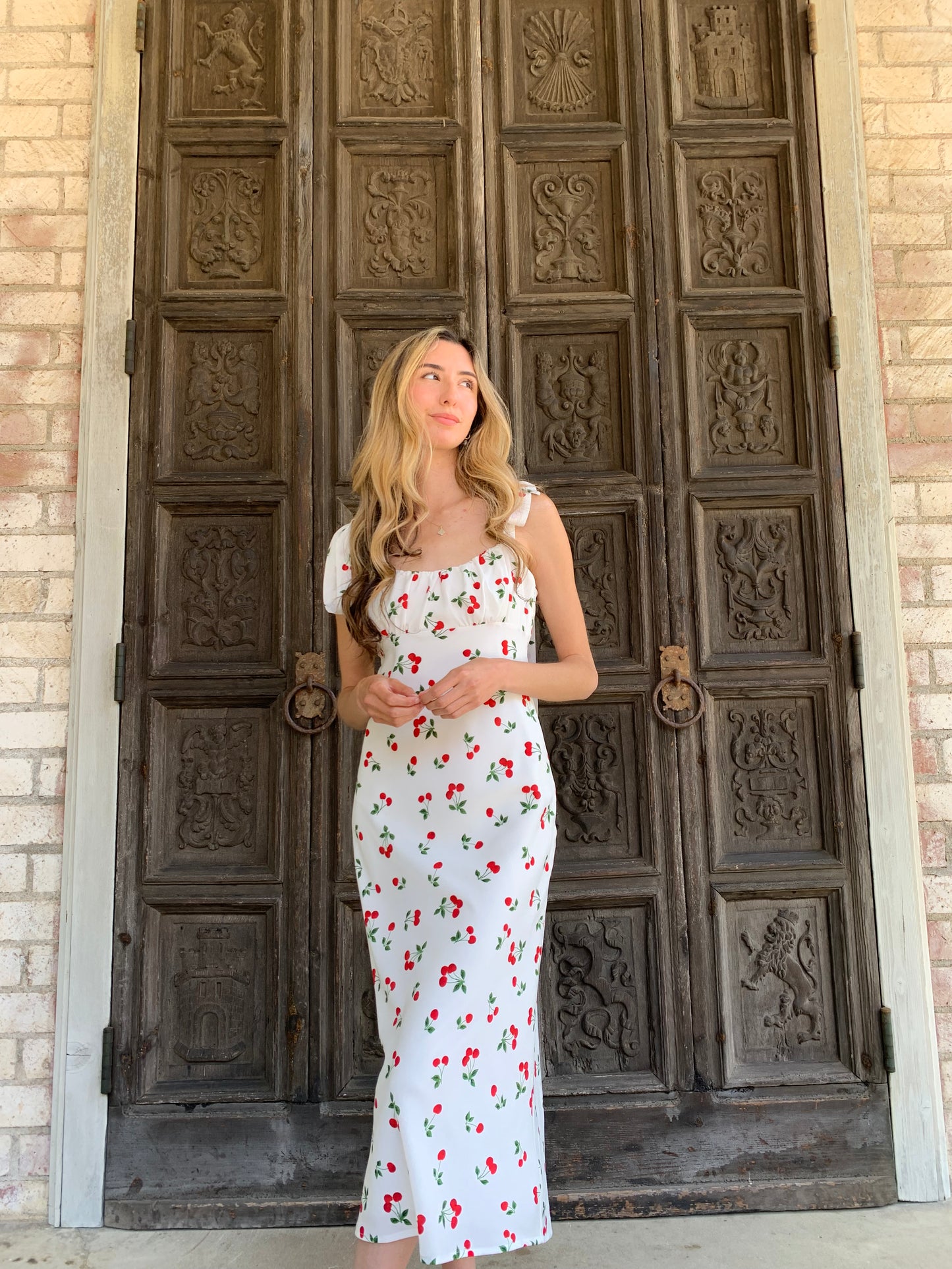 Lovely Cherry Maxi Dress