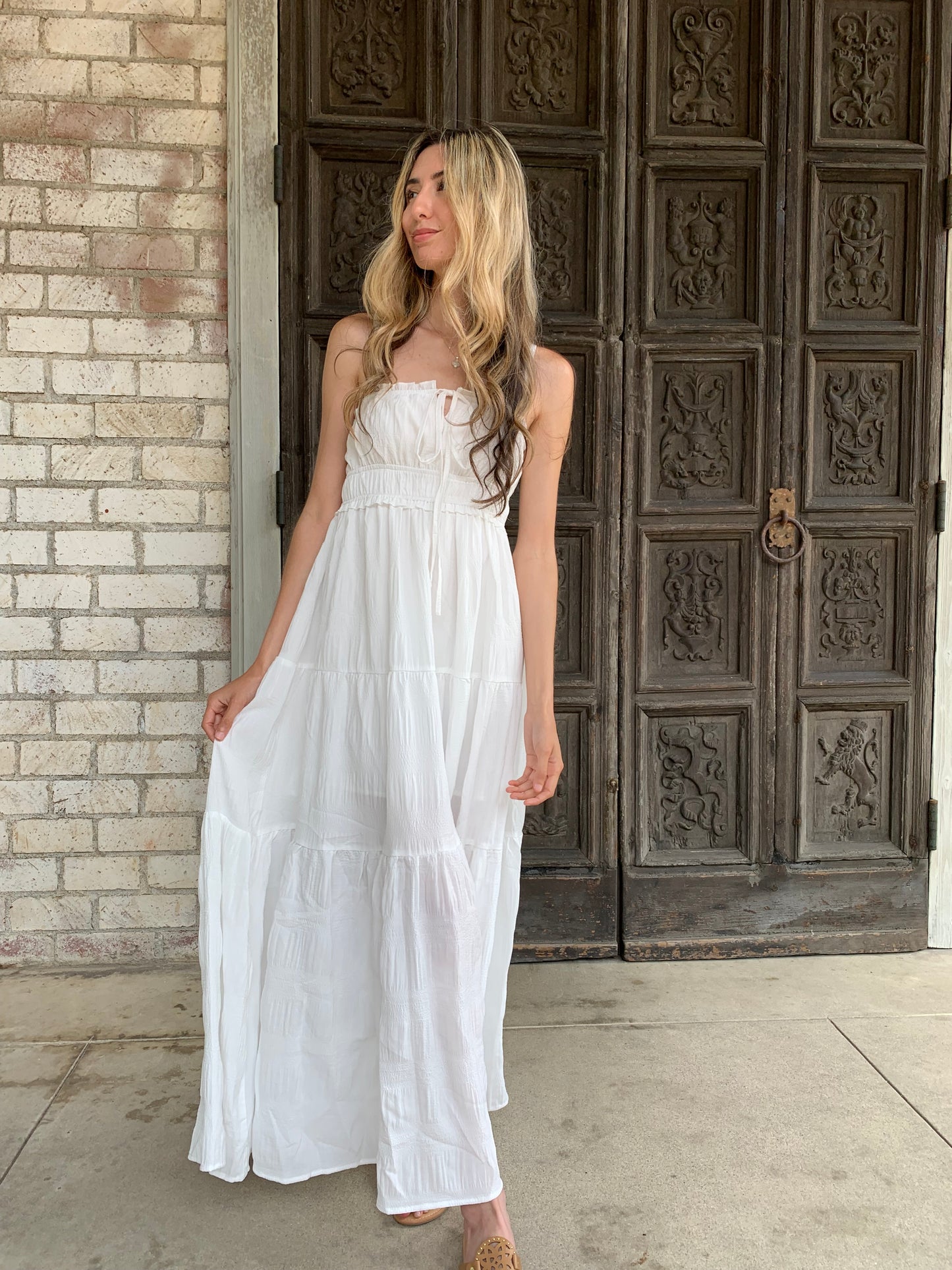 White Summer Maxi Dress