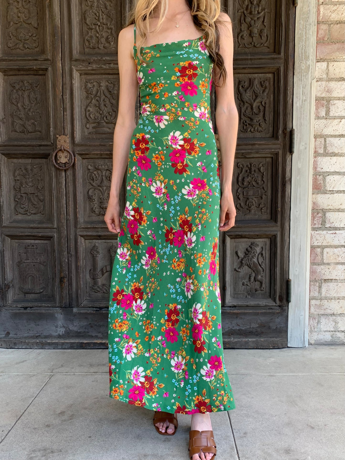Spring Green Maxi Dress