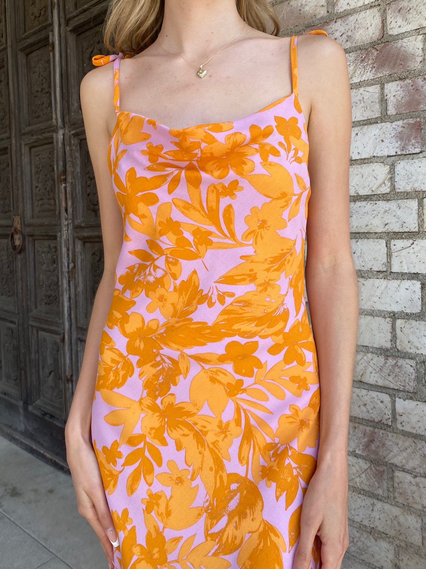 Bright Floral Maxi Dress