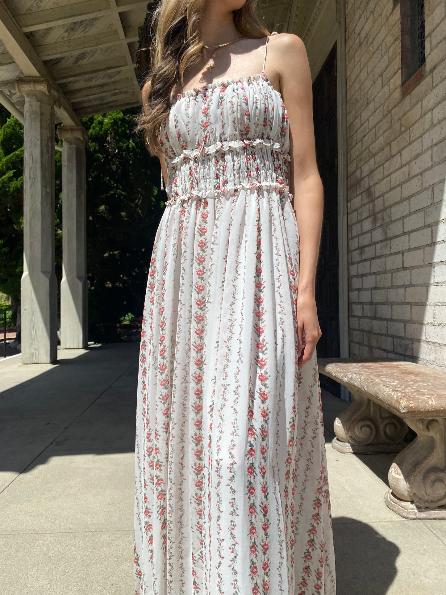 Dreamy Floral Flowy Dress