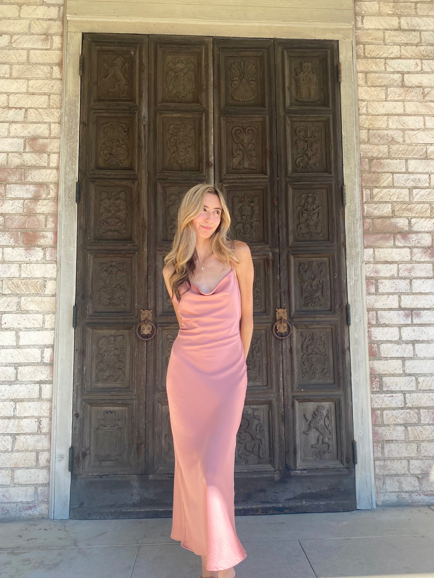 Pretty in Pink Long Maxi Dress