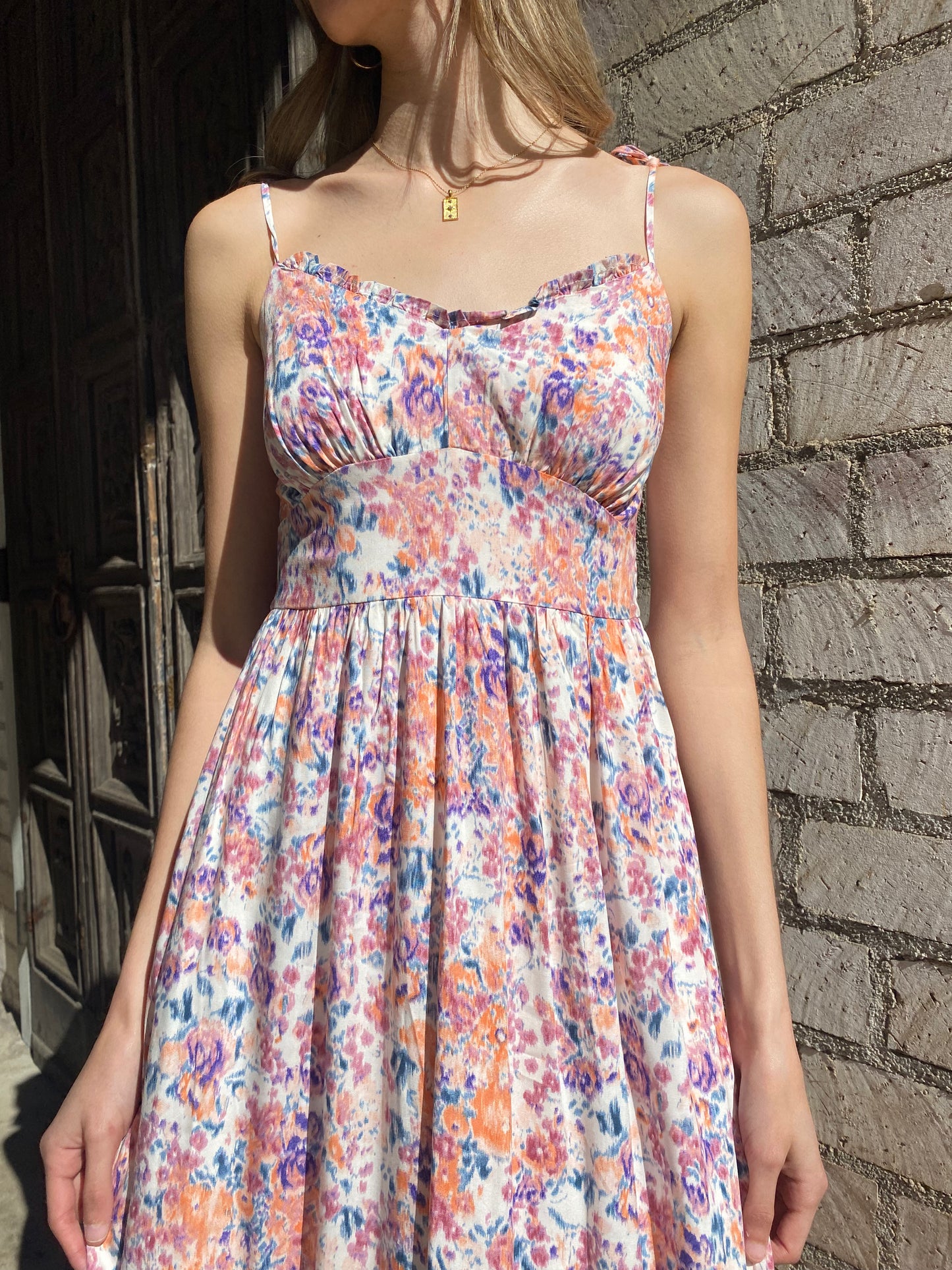 Pink Blossom Long Dress