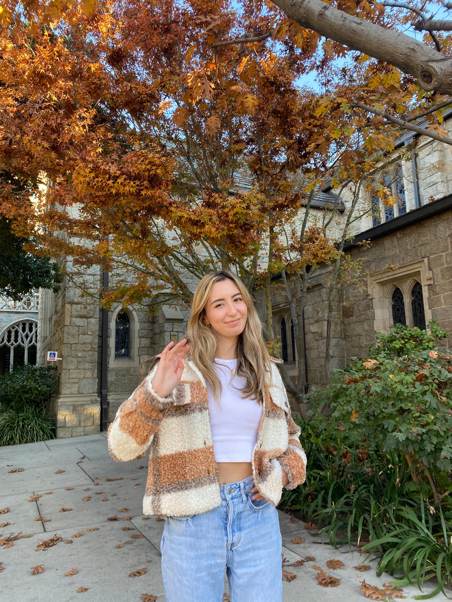 Cozy Festive Sherpa Jacket