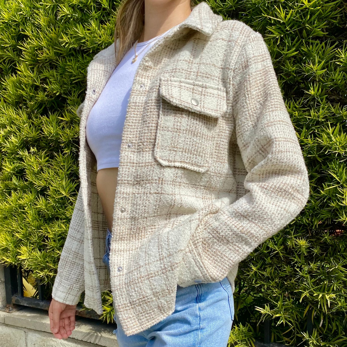 Vanilla Flannel Shacket