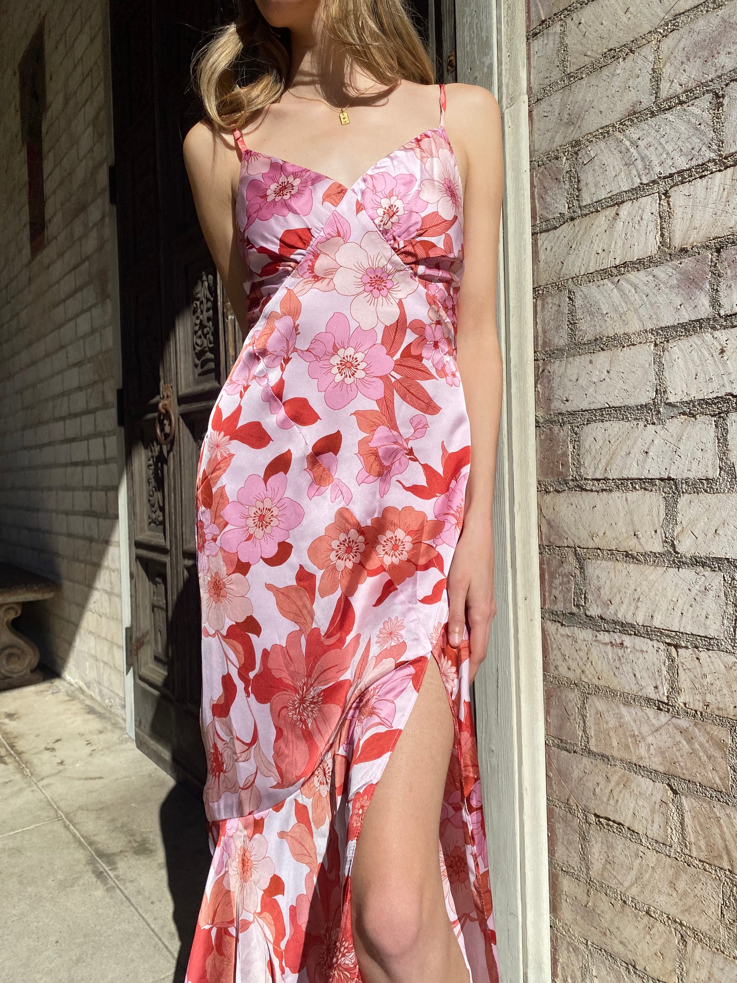 Elegant Floral Tied Dress