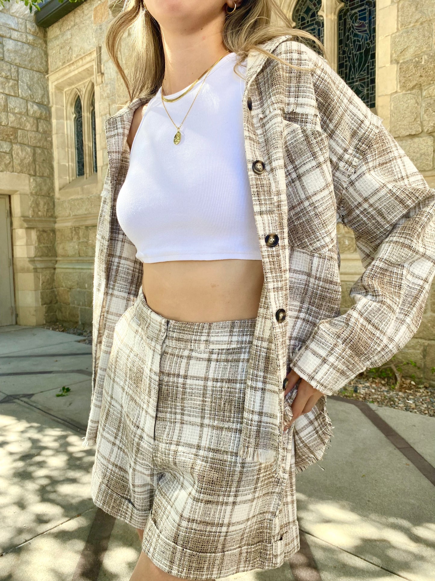 Neutral Flannel Set