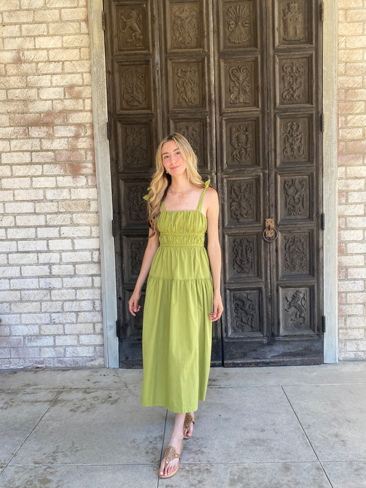 Simple Green Dress