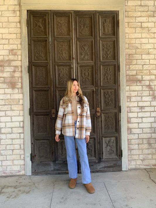 Cozy Fall Striped Flannel