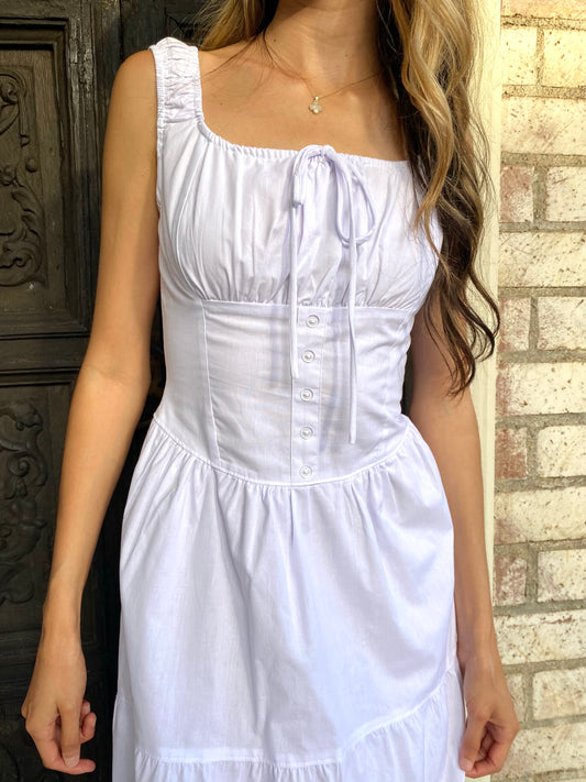 White Long Maxi Dress
