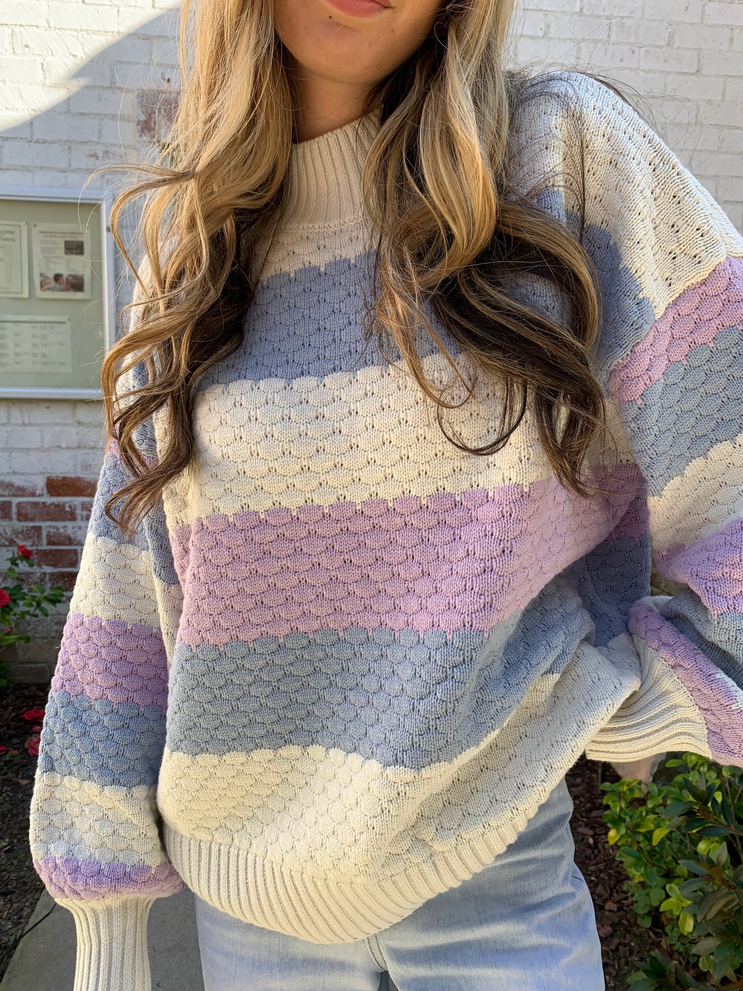 Spring Knit Oversized Sweater
