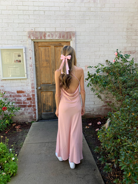Pink Coquette Maxi Dress