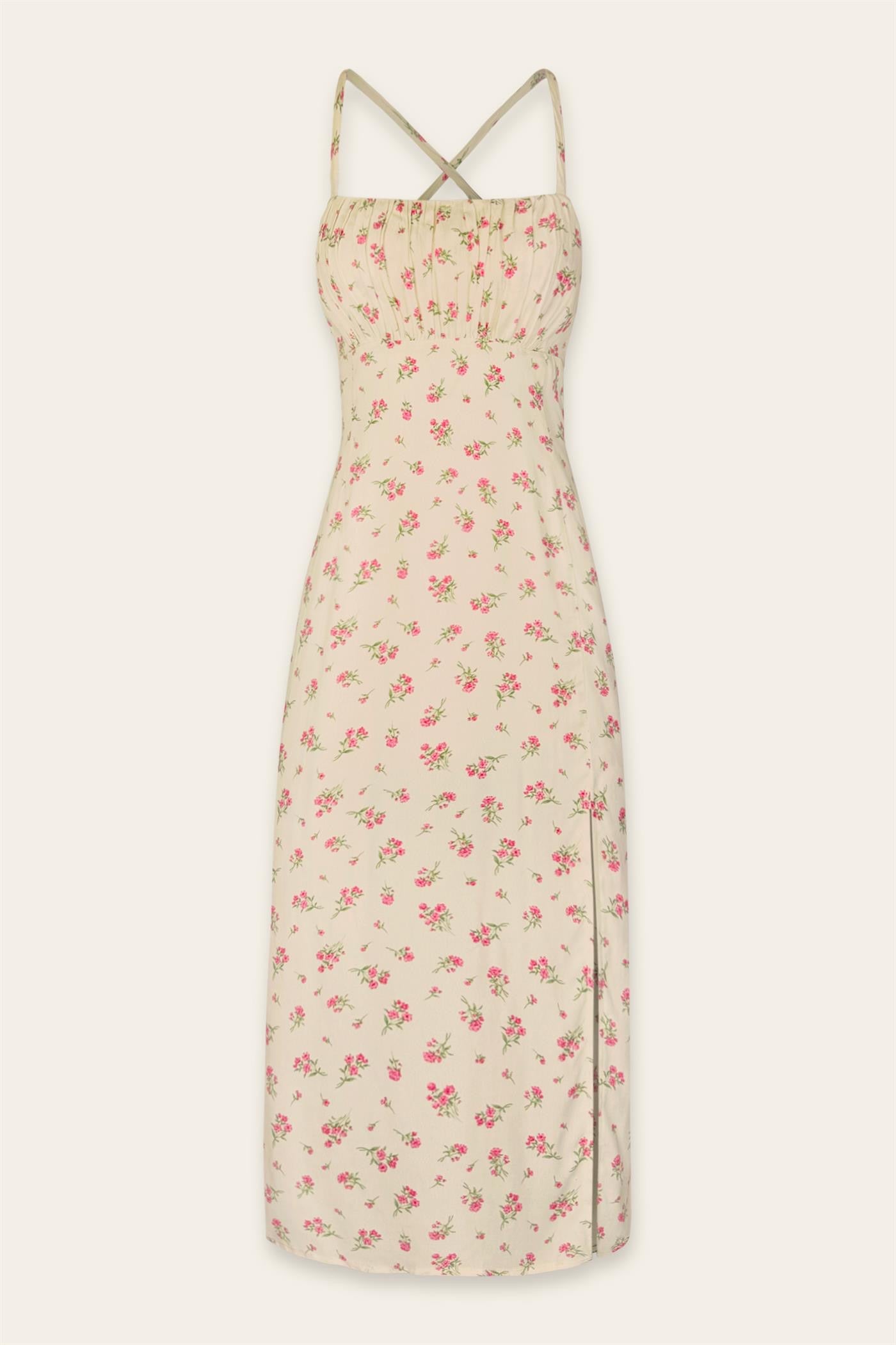 (Preorder) Baby Pink Floral Dress