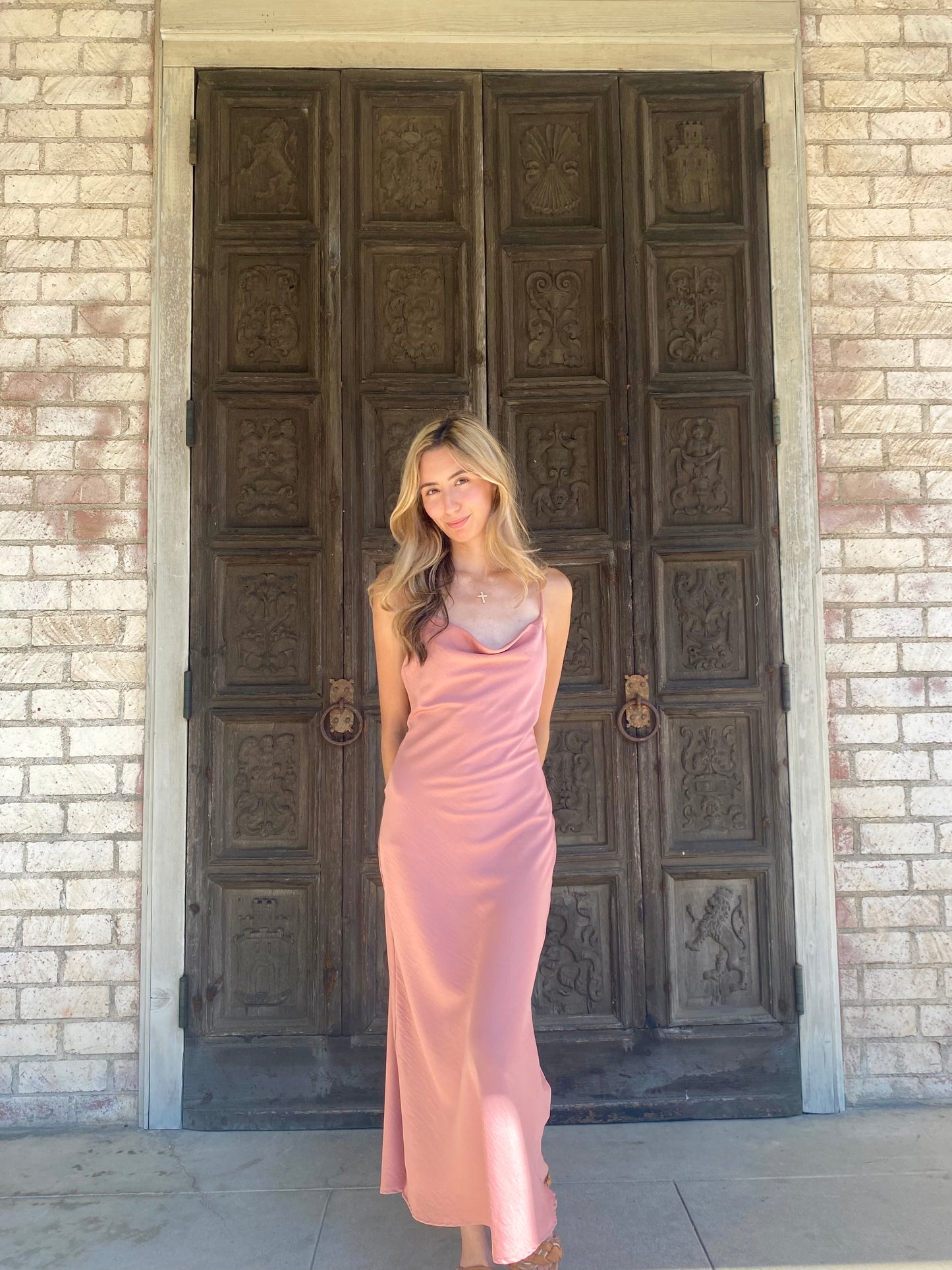 Pretty in Pink Long Maxi Dress