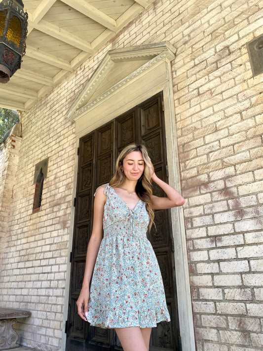 Floral Tied Spring Dress