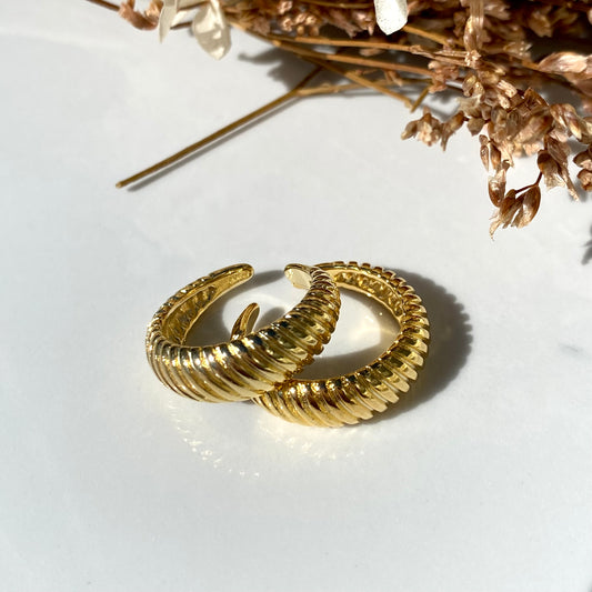 Gold Twist Ring