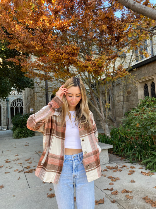 Rust Plaid Flannel